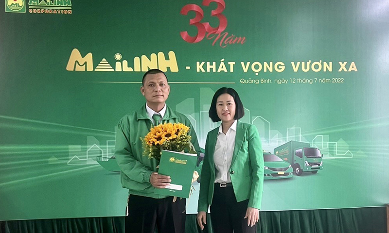 Lái xe Nguyễn Hữu Quyết được vinh danh “người tốt, việc tốt” trong toàn hệ thống của Tập đoàn Mai Linh.