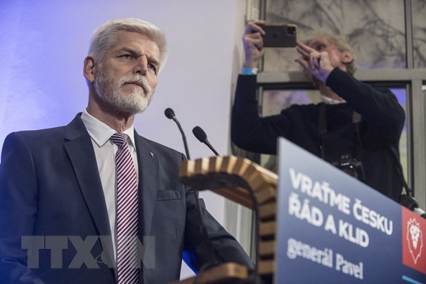 Ông Petr Pavel đã giành chiến thắng trong cuộc bầu cử Tổng thống Cộng hòa Séc. (Ảnh: AFP/TTXVN)