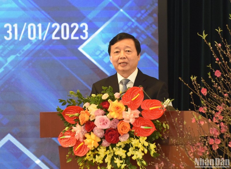 Phó Thủ tướng Trần Hồng Hà phát biểu tại hội nghị. (Ảnh: TRẦN HẢI)