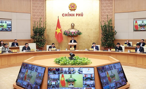 Thủ tướng Phạm Minh Chính chủ trì họp Chính phủ với các địa phương