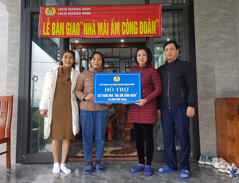 LĐLĐ huyện Quảng Ninh: Chăm lo đời sống người lao động