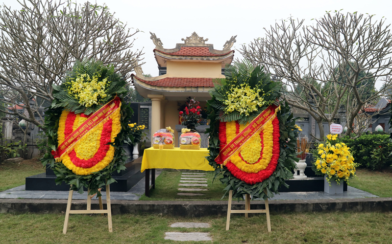 Nơi an nghỉ của đồng chí Đồng Sỹ Nguyên tại Nghĩa trang công viên Vĩnh Hằng (huyện Ba Vì, TP.Hà Nội)