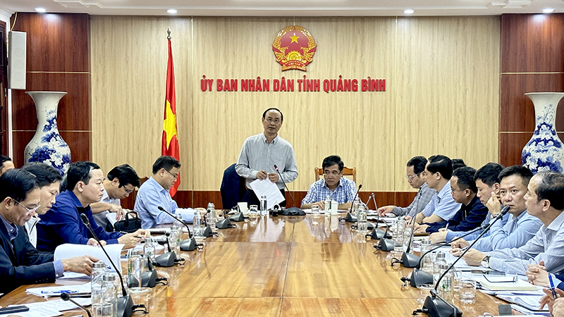 Đồng chí Thứ trưởng Bộ GTVT Lê Đình Thọ phát biểu kết luận tại buổi làm việc.