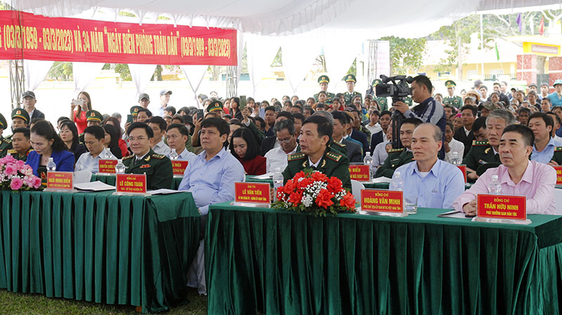 Các đại biểu tham dự “Ngày hội BP toàn dân” tại xã Thượng Trạch.