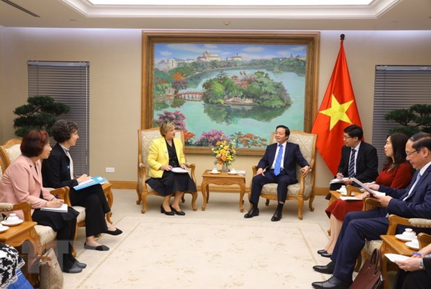 Phó Thủ tướng Trần Hồng Hà tiếp Trưởng đại diện UNICEF tại Việt Nam