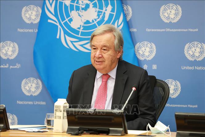 Tổng Thư ký Liên hợp quốc (LHQ) Antonio Guterres. Ảnh: THX/TTXVN