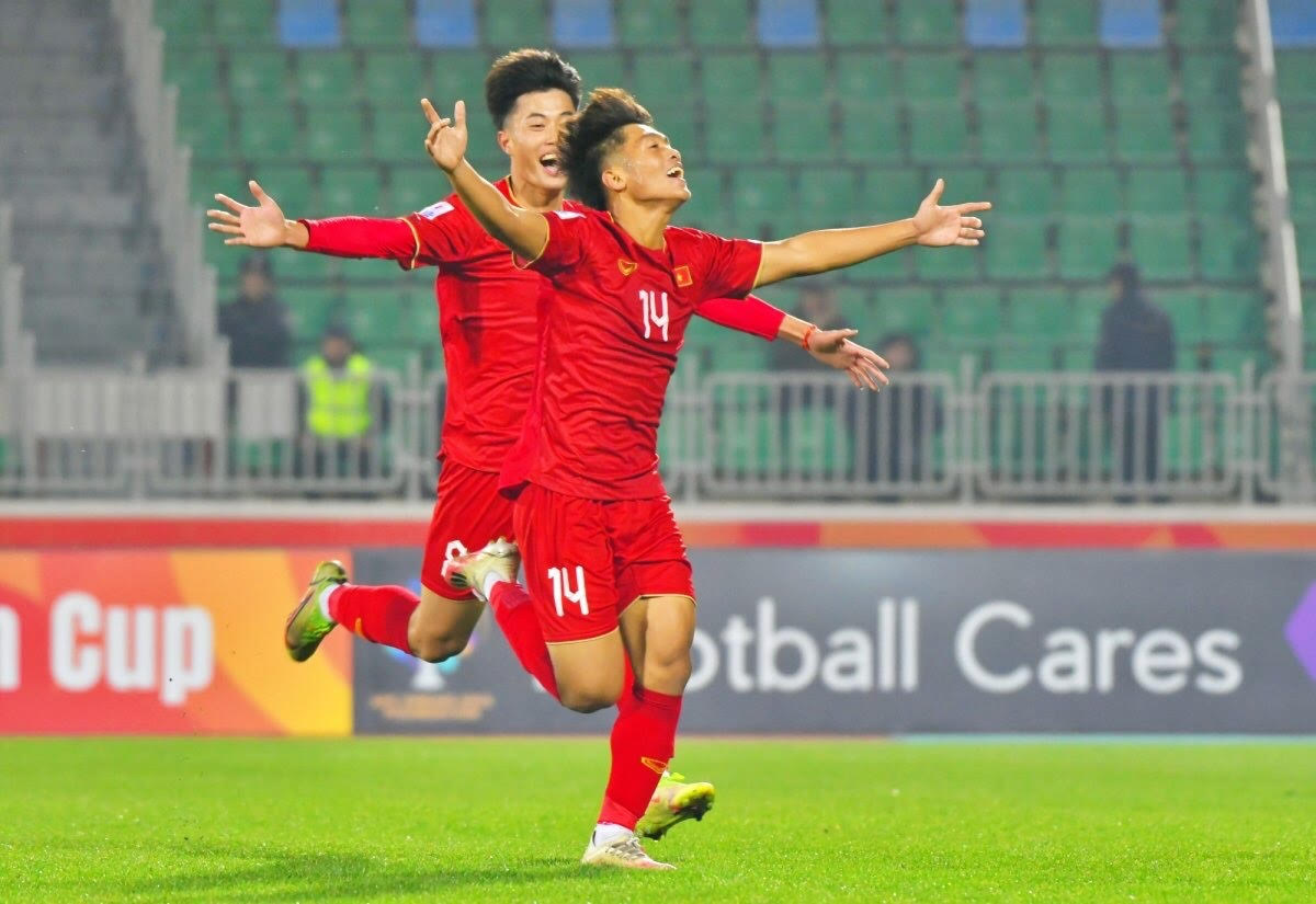 U20 Việt Nam đã khiến bóng đá châu Á sửng sốt trước sự tiến bộ. Ảnh: VFF