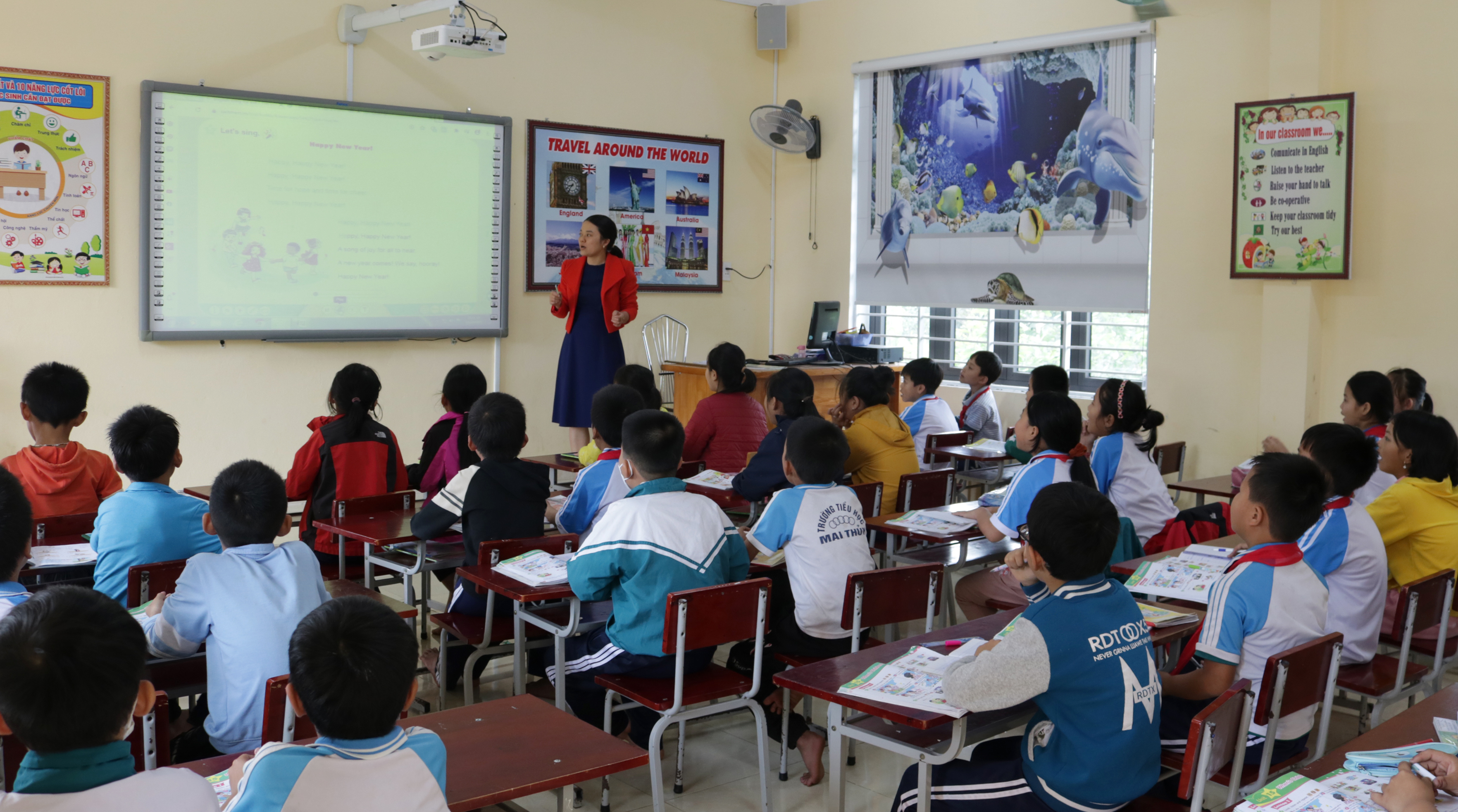 Trường tiểu học Mai Thủy không ngừng nâng cao chất lượng dạy và học.
