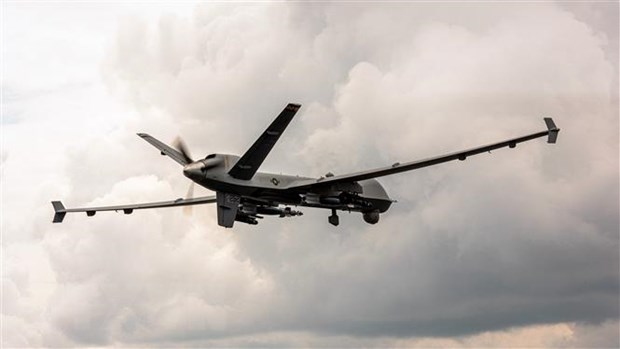 Máy bay do thám không người lái MQ-9 Reaper của Mỹ. (Ảnh: AFP/TTXVN)