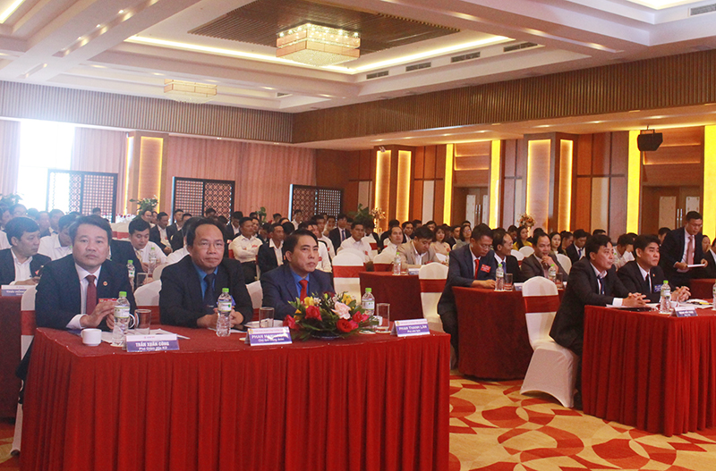 Các đại biểu dự Đại hội Công đoàn PC Quảng Bình lần thứ XII, nhiệm kỳ 2023-2028