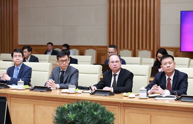Các Trưởng Cơ quan đại diện của Việt Nam tại nước ngoài tham dự buổi tiếp. (Ảnh: Dương Giang/TTXVN)