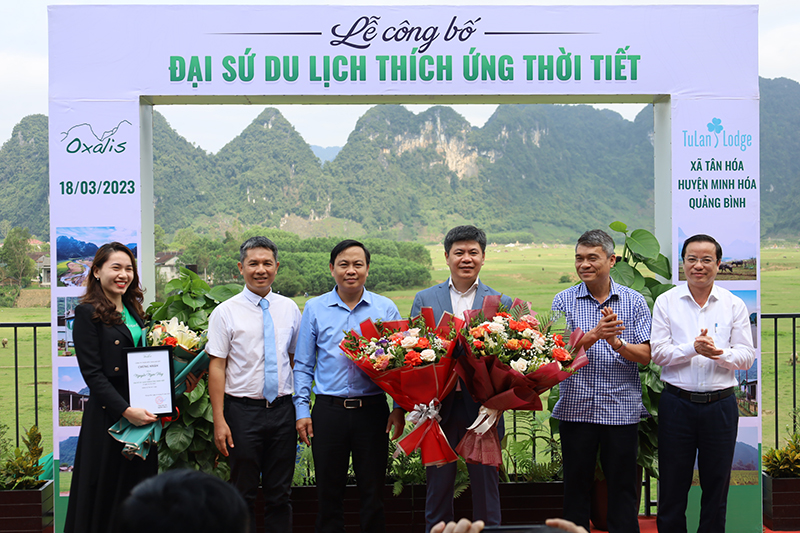 Ông Nguyễn Ngọc Huy đảm nhận vị trí đại sứ du lịch thích ứng thời tiết trong thời gian 3 năm.