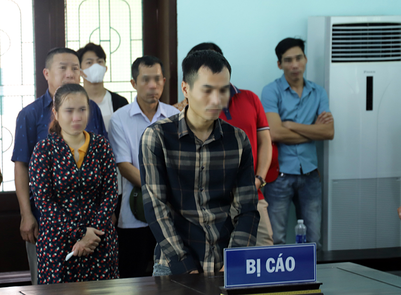 Bị cáo Mai Thanh Hùng tại phiên tòa