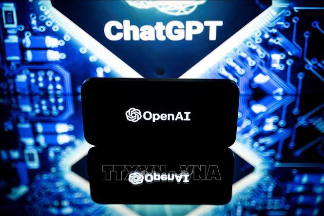 Biểu tượng công cụ ChatGPT của công ty OpenAI. Ảnh: AFP/TTXVN