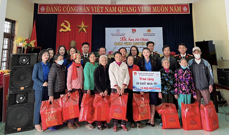 Ngoài hoạt động kinh doanh Công ty TNHH MTV XSKT Quảng Bình luôn thực hiện tốt công tác an sinh xã hội.