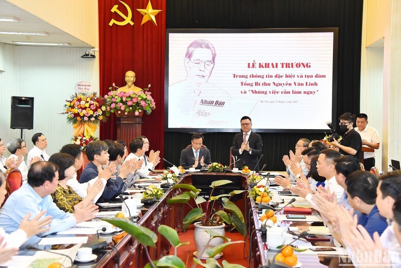 Khai trương Trang thông tin đặc biệt Tổng Bí thư Nguyễn Văn Linh và "Những việc cần làm ngay"