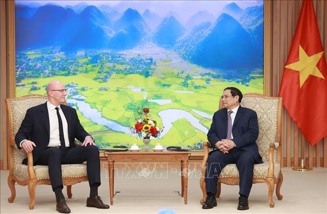 Thủ tướng Phạm Minh Chính tiếp Phó Thủ tướng LB Nga Dmitry Chernyshenko