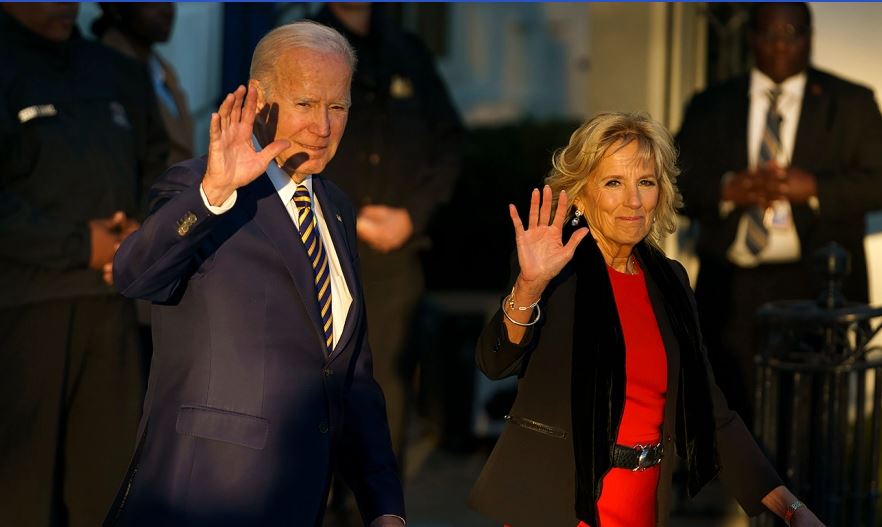 Tổng thống Mỹ Joe Biden và phu nhân Jill Biden. Ảnh: The Hill