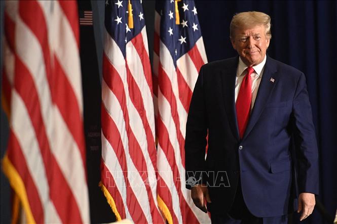 Cựu Tổng thống Mỹ Donald Trump tại một sự kiện ở Washington, DC, Mỹ, ngày 26/7/2022. Ảnh tư liệu: AFP/TTXVN
