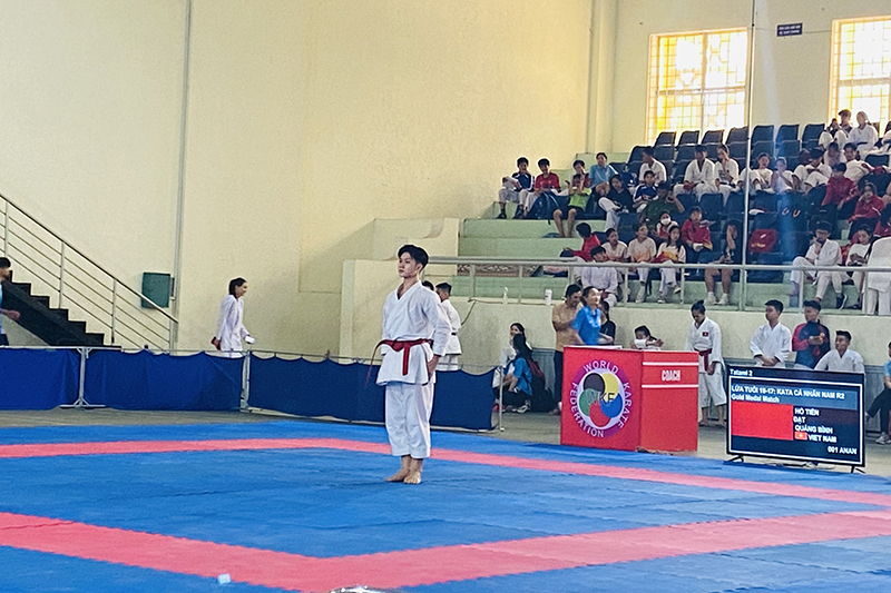 VĐV Karate Quảng Bình tạo nhiều ấn tượng tại mùa giải