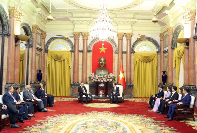Chủ tịch nước Võ Văn Thưởng khẳng định Đảng, Nhà nước Việt Nam luôn coi trọng quan hệ hữu nghị đặc biệt với Cuba. (Ảnh: TTXVN)