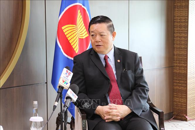 Tổng thư ký ASEAN Kao Kim Hourn. Ảnh: Hữu Chiến/PV TTXVN tại Indonesia