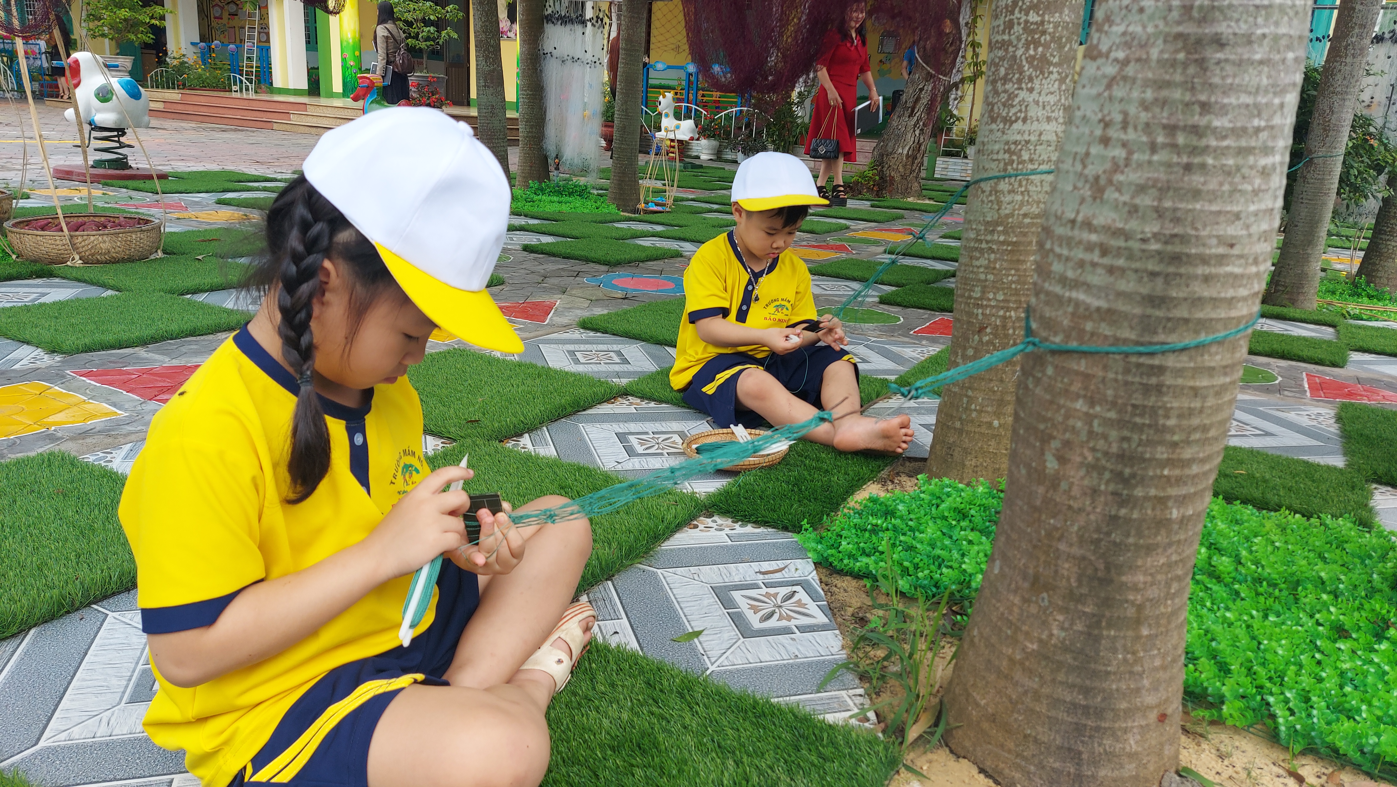 Tăng cường hoạt động trải nghiệm cho trẻ tại Trường mầm non Bảo Ninh.