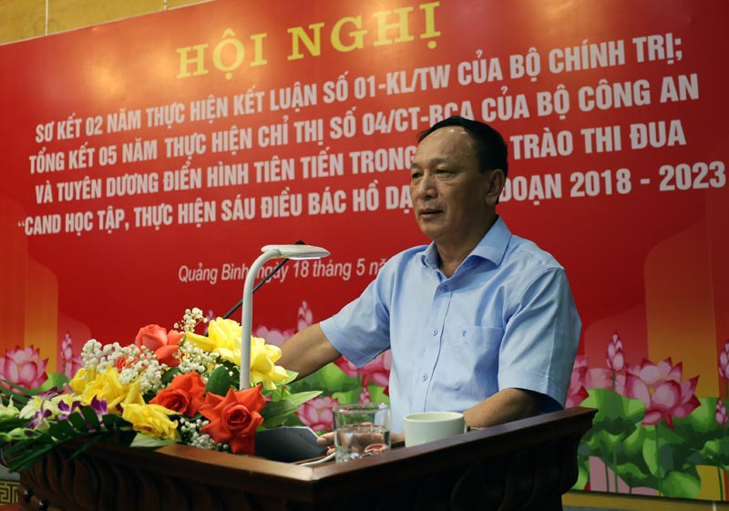 Đồng chí Trần Hải Châu, Phó Bí thư Thường trực Tỉnh ủy, Chủ tịch HĐND tỉnh phát biểu chỉ đạo tại hội nghị.