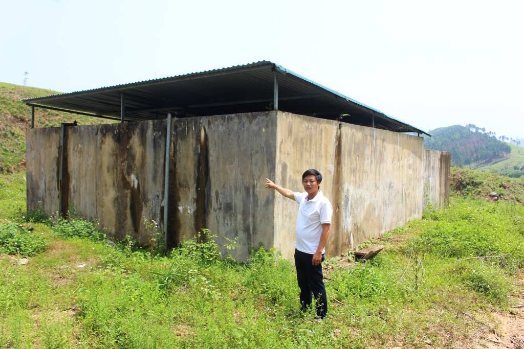 Công trình cấp nước tại xã Đức Hóa được đánh giá là không bền vững vì trong tương lai nguồn nước đầu nguồn bị khô cạn.