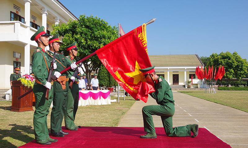 Bộ CHQS tỉnh: Tuyên thệ Chiến sỹ mới năm 2023