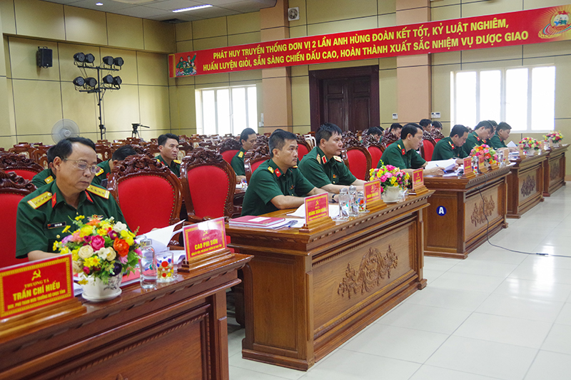 Đảng ủy Quân sự tỉnh: Sơ kết 5 năm thực hiện Nghị quyết số 24 của Bộ Chính trị