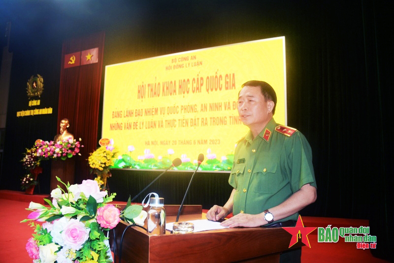 Làm rõ vai trò lãnh đạo của Đảng đối với nhiệm vụ quốc phòng, an ninh