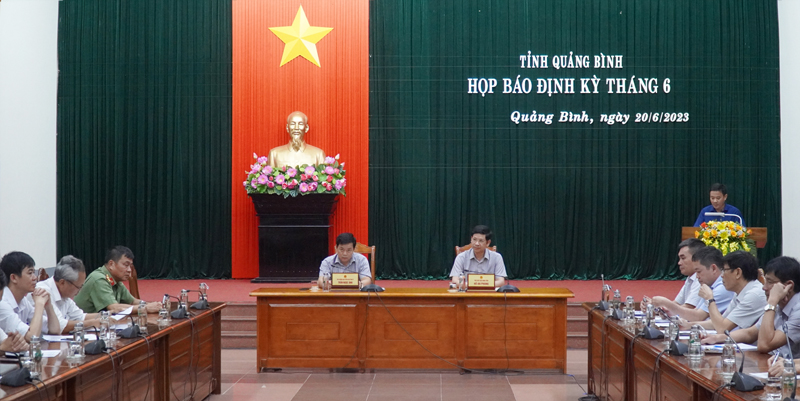 UBND tỉnh họp báo định kỳ tháng 6/2023