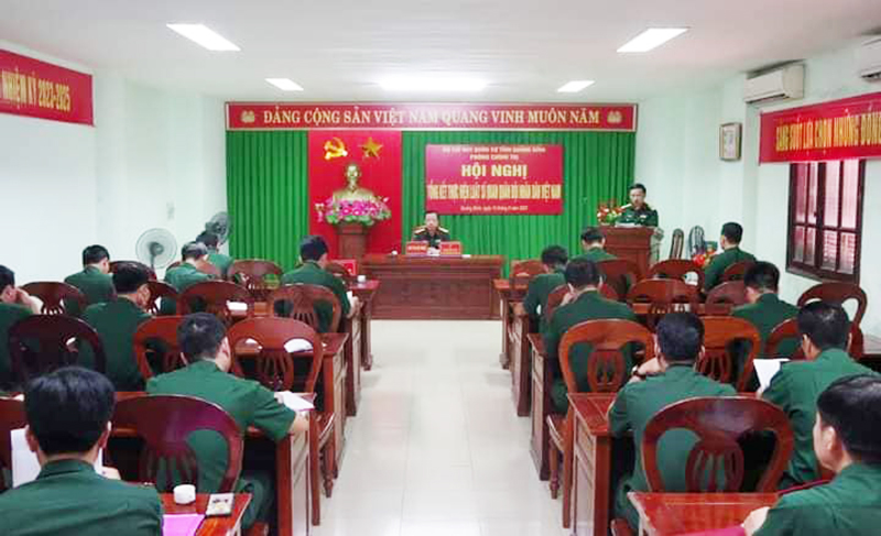 Hoàn thành tổng kết Luật Sĩ quan Quân đội nhân dân Việt Nam