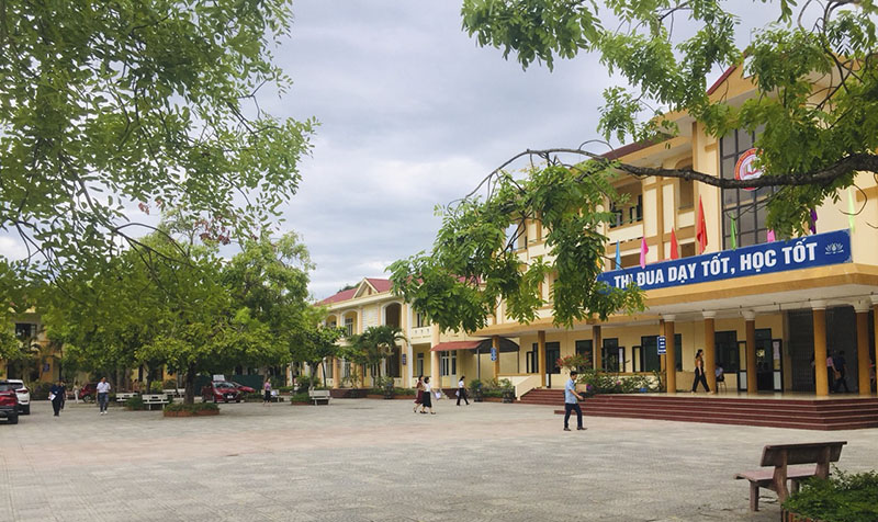 Điểm thi Trường THPT Trần Hưng Đạo trong ngày thi đầu tiên.