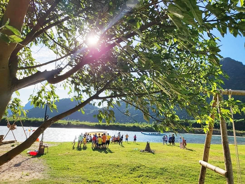 Phong Nha Glamping cũng là lựa chọn lý tưởng cho những chuyến du lịch cùng trẻ.
