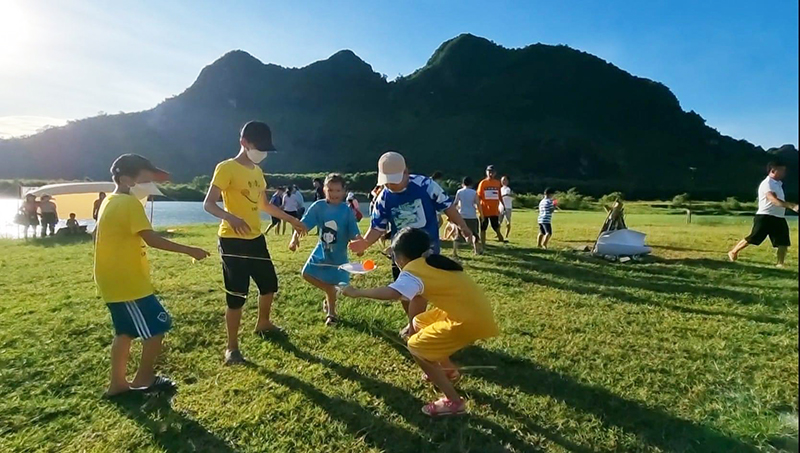 Phong Nha Glamping cũng là lựa chọn lý tưởng cho những chuyến du lịch cùng trẻ.