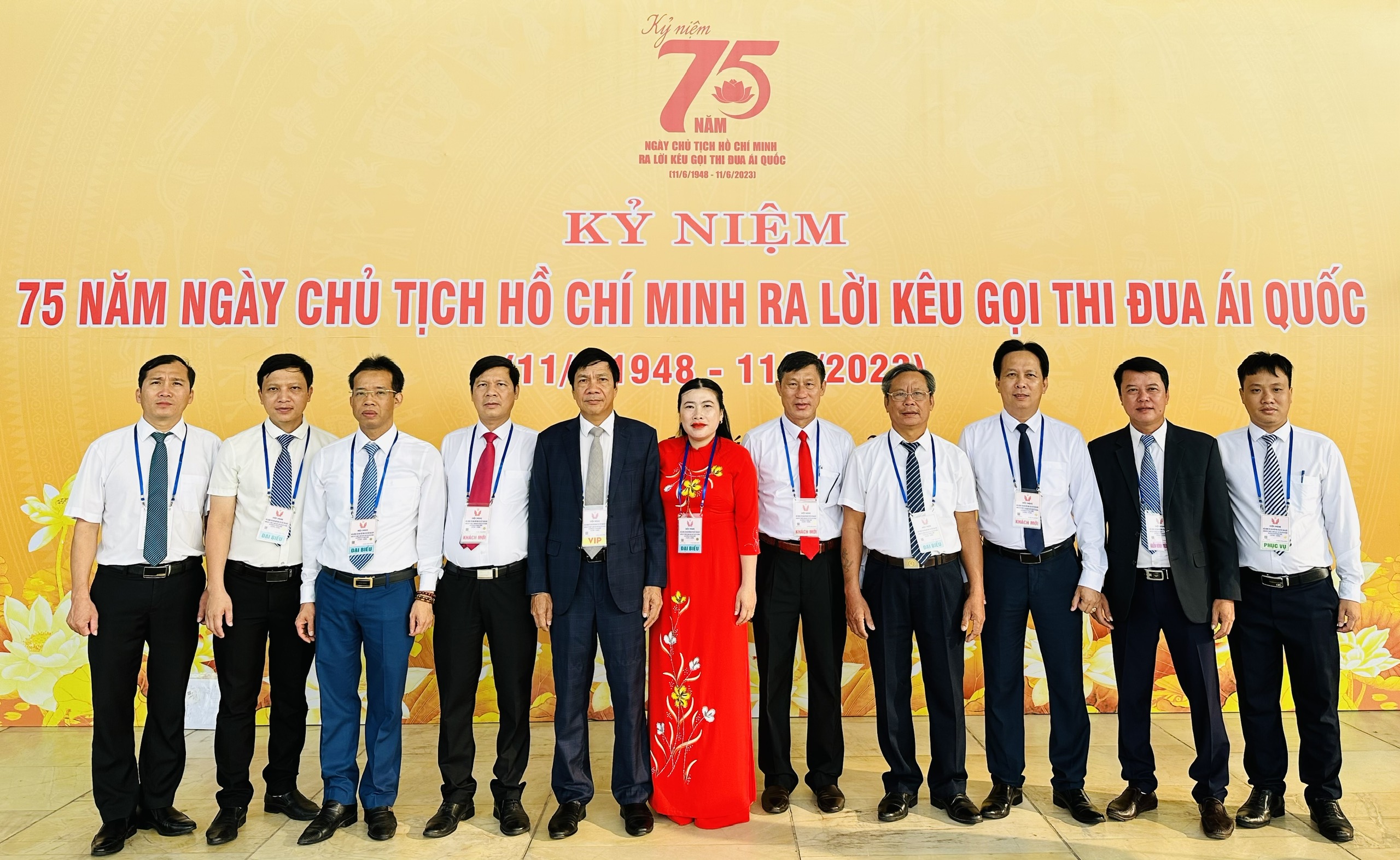 Đoàn đại biểu tỉnh Quảng Bình tham dự hội nghị biểu dương, tôn vinh điển hình tiên tiến toàn quốc năm 2023.