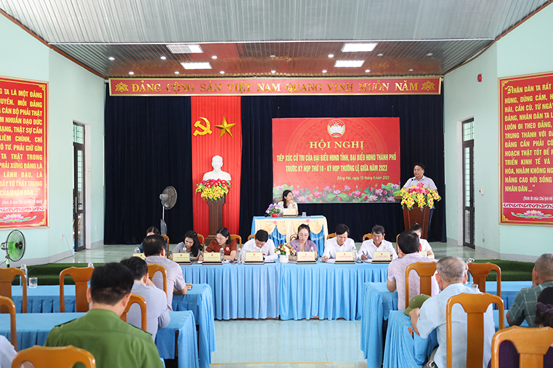 Cử tri TP. Đồng Hới  kiến nghị, đề xuất liên quan một số nội dung liên quan đến tình hình kinh tế-xã hội.