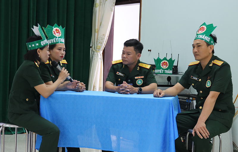 Một phần thi trong hội thi.