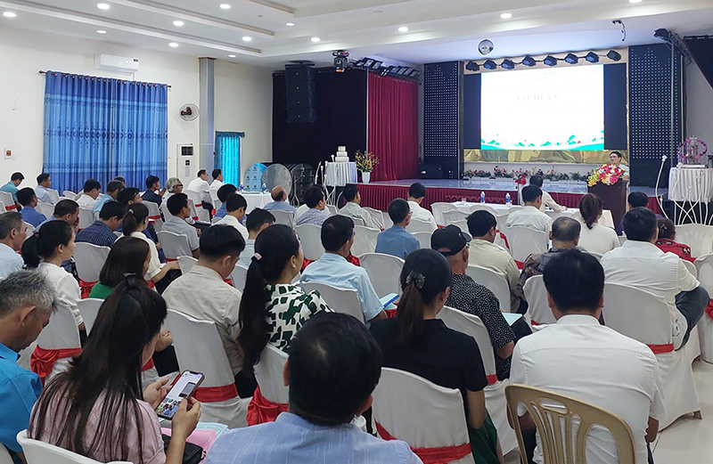 Lớp tập huấn được tổ chức ở huyện Tuyên Hoá khai mại sáng nay, 19/6.