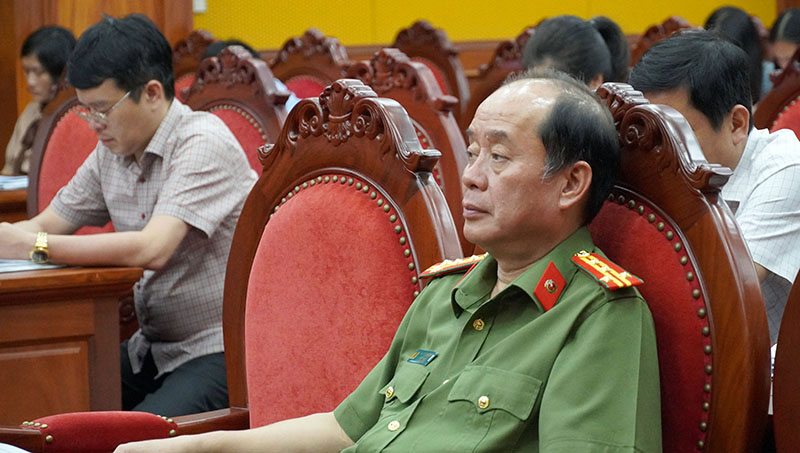 Đại biểu dự hội nghị tại điểm cầu Quảng Bình