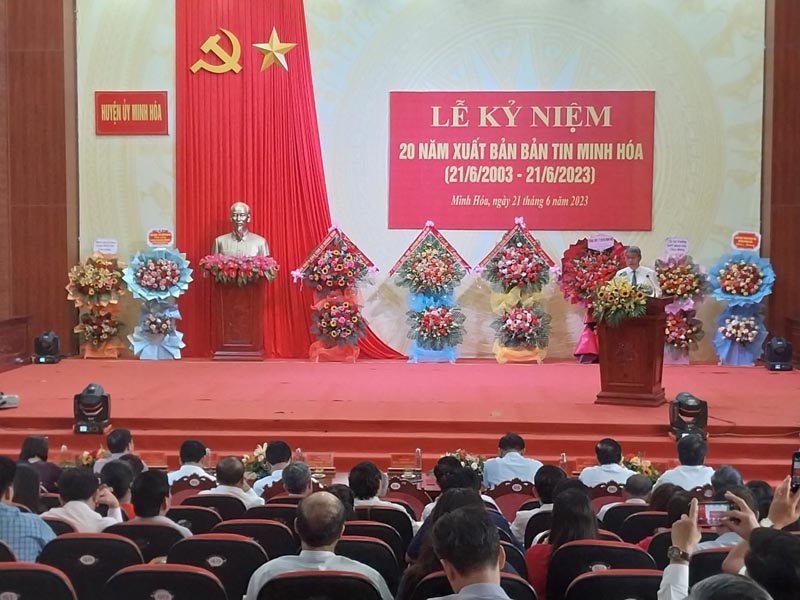 Quang cảnh tại buổi lễ. 