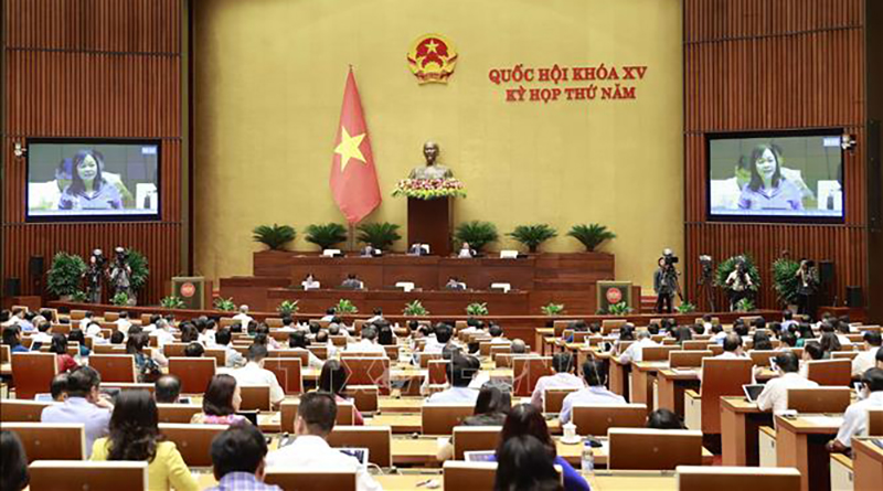 Quang cảnh phiên họp sáng 21/6. Ảnh: Doãn Tấn/TTXVN