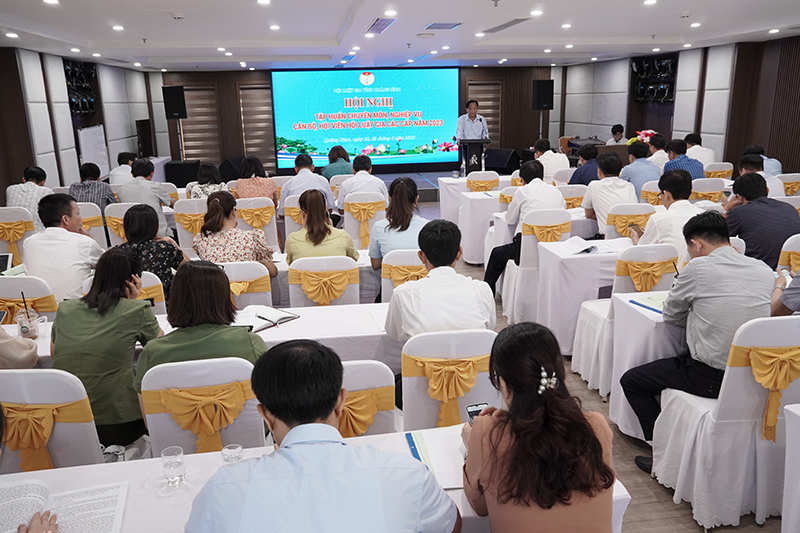 Toàn cảnh lớp tập huấn.