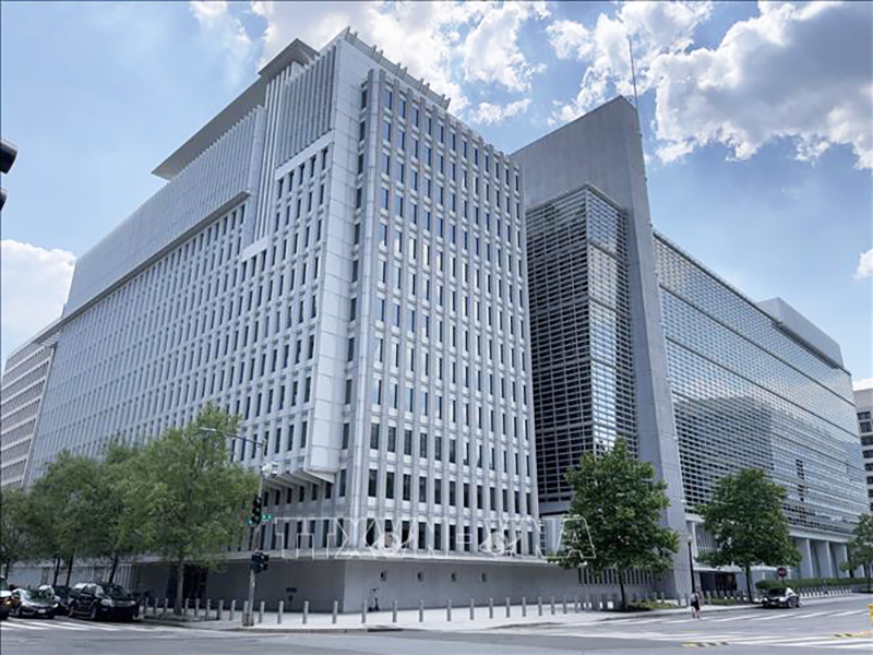 Trụ sở Ngân hàng Thế giới (WB) tại Washington, DC, Mỹ. Ảnh: AFP/TTXVN