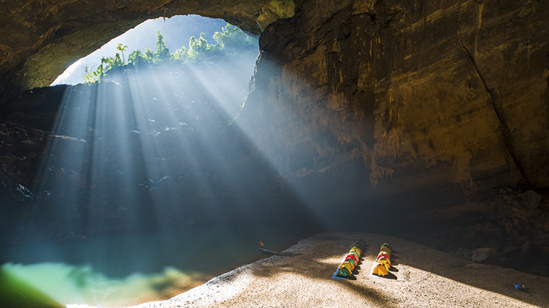 Du lịch hang động là thế mạnh của du lịch Quảng Bình. Ảnh: Oxalis Adventure