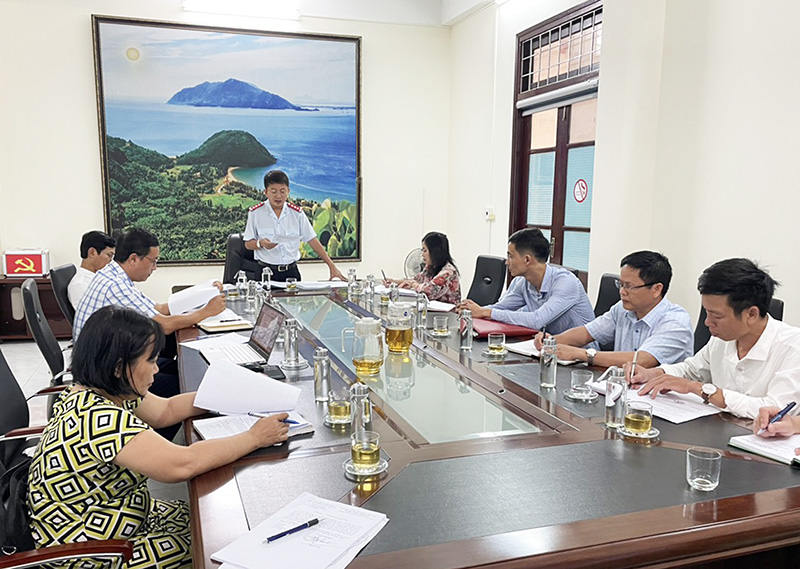 Thanh tra tỉnh triển khai thực hiện một cuộc thanh tra hành chính.