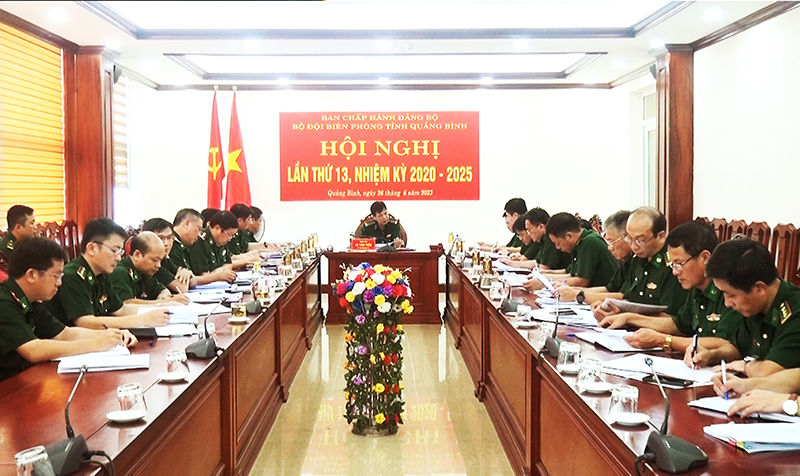 Hội nghị Ban Chấp hành Đảng bộ Bộ Chỉ huy BDBP tỉnh lần thứ 13, nhiệm kỳ 2020-2025.