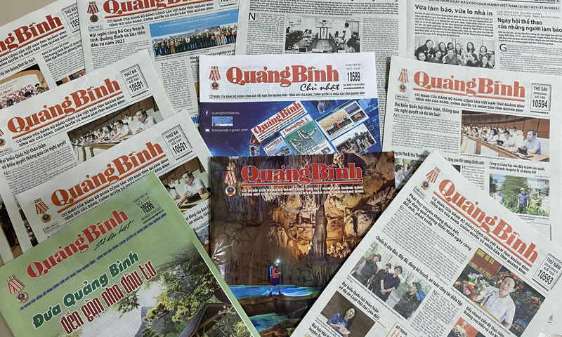 Báo Quảng Bình luôn đổi mới, nâng cao chất lượng về nội dung, hình thức nhằm giữ vững vai trò chủ đạo trong tuyên truyền và lan tỏa nền tảng tư tưởng của Đảng. 